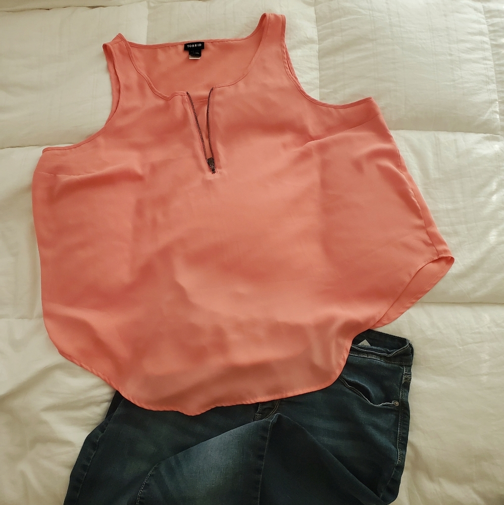 Torrid coral top